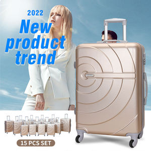 OMASKA Bộ <span class=keywords><strong>15</strong></span> Sản Phẩm Hành Lý ABS Bán Thành Phẩm Vali Hành Lý Xách Tay Có Bánh Xe Xoay Hành Lý Nam - Product Image 5