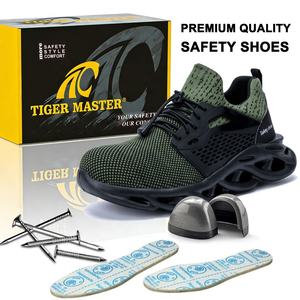 <span class=keywords><strong>Zapatos</strong></span> de Seguridad Deportivos Ligeros y Transpirables <span class=keywords><strong>para</strong></span> Hombre, con Puntera de Acero Antiaplastamiento, Suela de EVA Suave Antideslizante y Resistente a Pinchazos - Product Image 4