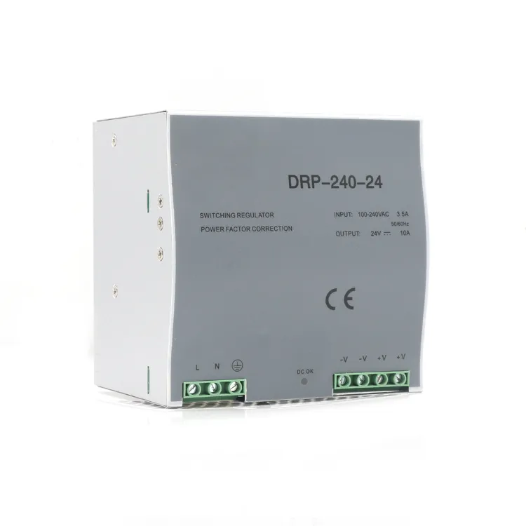 240W 24V10A 48V5A DC DRP-240-24 DIN Rail Switching Power Supply