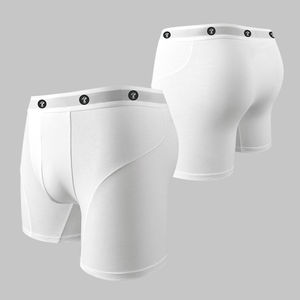 Short de course pour hommes Boxer à séchage rapide Sous-vêtements de performance Logo personnalisé Polyester Boxer de sport pour hommes avec vente en gros - Product Image 1