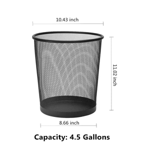 Cesto de esquina de metal para oficina, cesto de basura, contenedor de almacenamiento, cesto de basura doméstico, caja de almacenamiento pequeña de metal - Product Image 2