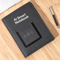 Carnet intelligent AI éco-responsable pour entreprise avec technologie de transcription OCR pour le travail professionnel, logo personnalisable