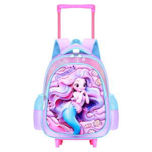 Mochilas Escolares con <span class=keywords><strong>Ruedas</strong></span> de <span class=keywords><strong>Dinosaurio</strong></span> de 12 Pulgadas para Jardín de Niños, <span class=keywords><strong>Mochila</strong></span> Infantil de Dibujos Animados con <span class=keywords><strong>Ruedas</strong></span> para Niños de 2 a 7 Años, Bolsos de Hombro para Niños y Niñas - Product Image 6
