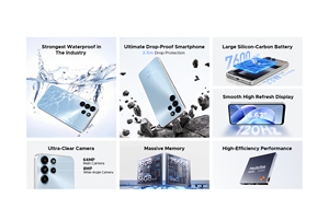 B10โปรมาร์ทโฟน7600มิลลิแอมป์ต่อชั่วโมง6.63แบตเตอรี่ "120Hz จอแสดงผล G100 8GB + 256GB Android กล้อง16 64MP ชาร์จ33W โทรศัพท์มือถือ - Product Image 6