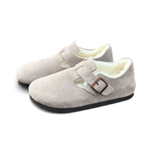 Chaussures d'hiver pour femmes en cuir véritable doublées de <span class=keywords><strong>fourrure</strong></span> de renard, légères, antidérapantes, à bout rond, pour un style élégant - Product Image 5