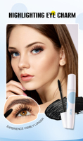 Velvet Black Thick Cream Curly Chemical Waterproof Non-smudging Non-fading Lengthening Curling Long-lasting Setting Primer