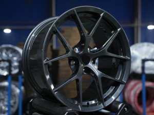 SY-3063 5-Loch Aluminiumlegierung Geschmiedete Felge Matt Schwarz Beschichtet Autofelgen <span class=keywords><strong>OEM</strong></span> 5x112 5x114.3 5x120 18 19 20 Zoll - Product Image 5