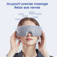 Faltbare kabellose Musik vibrations heizung Doppelluft-Augen massage gerät mit großem Luftdruck USB Digital Intelligente Augen massage UEYE1