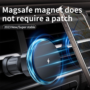 Operación con una mano, coche, magnético, inalámbrico, carga rápida, soporte Universal para teléfono inteligente, bloqueo automático, sistema de carga de salida de 15W - Product Image 3