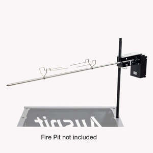 Brocheta de Acero Inoxidable <span class=keywords><strong>para</strong></span> Barbacoa de Carbón de 1000 mm, 8 kg, Portátil, Antiadherente, Resistente, <span class=keywords><strong>para</strong></span> Asar al Aire Libre - Product Image 3