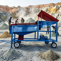 Crible rotatif à tambour stable pour le lavage et le traitement des minerais alluvionnaires