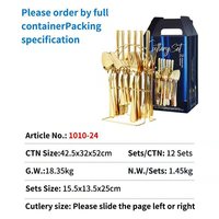 DINGYONG OEM/ODM – Ensemble de couverts 24 pièces en acier inoxydable écologique 1010, directement de l'usine, coffret cadeau, couteau à steak, fourchette et cuillère de style occidental