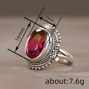 Anello Vintage Sunset Glow per Donne, Gioiello da Dito Elegante e alla Moda - Product Image 4