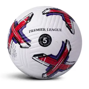 Soccer Size 5 Customs Seamless leather football worldwide popular ball Laminated durable football