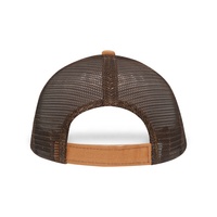 Parche bordado Logo Impreso Sombrero de camionero desgastado Bloque de color personalizado Gorra de camionero de malla