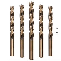 Forets hélicoïdaux HSS DIN 338 M35 Cobalt à queue droite/parallèle pour le perçage de trous dans le métal/acier inoxydable
