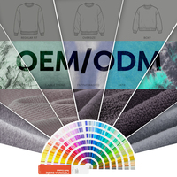 Nouveau design teinture uni 100% coton T-Shirt à manches longues unisexe surdimensionné Hip Hop Street Wear hommes T-shirt à manches longues