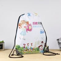 Sac à dos de sport personnalisé en polyester de haute qualité Sac de sport Logo étanche Sacs à cordon promotionnels pour le fitness