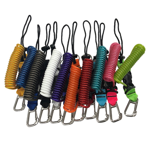 Lanière de bobine de fil d'acier inoxydable avec le mousqueton pour l'équipement sous-marin de <span class=keywords><strong>photo</strong></span> de caméra - Product Image 1