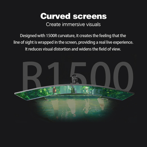 Moniteur incurvé de <span class=keywords><strong>bureau</strong></span> 49 pouces 5K brillant 120 Hz avec haut-parleurs, livraison rapide en gros - Product Image 3