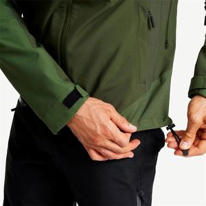 Veste de sport de plein air pour hommes personnalisée vêtements d'usine style camp décontracté imperméable léger col montant fermeture éclair multi-poches - Product Image 4