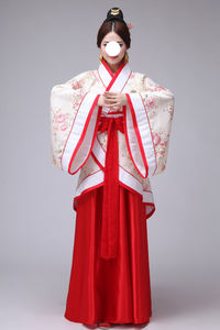 ฮันฟู่<span class=keywords><strong>ชุด</strong></span>เต้นรำจีนประจำชาติคอสเพลย์โบราณเสื้อผ้าจีนแบบดั้งเดิมสำหรับผู้หญิงผู้ชายฮันฟู่เสื้อผ้าเลดี้สเตจเดรส - Product Image 4