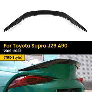 Aileron de coffre automobile en carbone véritable brillant 3x3 Twill Weave pour Toyota Supra J29 A90 2019-2022 pour Style Direct - Product Image 2