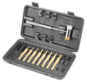 High Quality Safty Hammer and Pin Punch Set with Brass and Plastic Pin Punch Anti-explosion in Blow Case