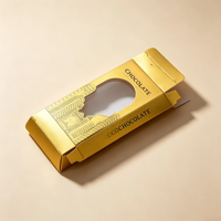 Scatola per Cioccolatini Personalizzata con Finestra, Basso MOQ, Confezione di Lusso per Alimenti