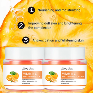 Crema hidratante de vitamina C de etiqueta privada blanqueamiento antienvejecimiento arrugas acné <span class=keywords><strong>corrector</strong></span> de manchas oscuras crema facial <span class=keywords><strong>para</strong></span> <span class=keywords><strong>piel</strong></span> <span class=keywords><strong>seca</strong></span> producto - Product Image 4