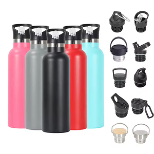 Portable Double Wall Stainless Steel Insulated Vacuum <b>Flask</b> 5 Sizes Powder Coated 12-24 Hours Thermal Insulation BPA Free Sports - Product Image 1