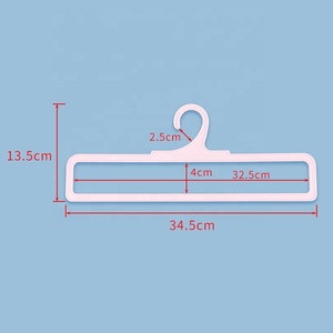 Supermarket Special Sale Customizable Plastic <strong>Hangers</strong> <strong>Durable</strong> Transparent White Black Scarf Towel Hooks for Balcony Hanging Bags - Product Image 6