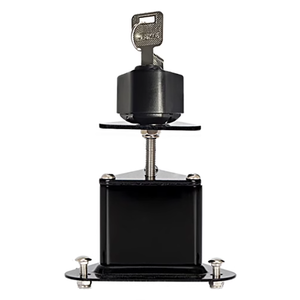 Support de fixation pour bidon d'essence en acier inoxydable pour moto, avec serrure et clé - Product Image 4