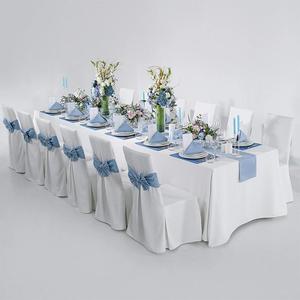 Nuovo arrivo di alta qualità Runner da tavolo classico stile americano <span class=keywords><strong>blu</strong></span> collezione lavabile Runner da tavolo per <span class=keywords><strong>cucina</strong></span> da pranzo - Product Image 6
