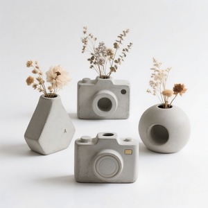 Set di Saliera e Pepiera in Ceramica a Forma di Fotocamera, Barattoli per <span class=keywords><strong>Spezie</strong></span> a Tema Fotografico Retrò per Decorazione Cucina, Regalo, 3,5 X 2,4 Pollici - Product Image 2