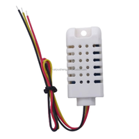 Papan adaptor AM2302B (DHT22)/suhu Digital Bus tunggal pemeriksaan modul Sensor kelembaban AM2302