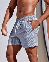 Nouveau modèle Maillot de bain à rayures Short de bain personnalisé pour homme Maillot de bain à séchage rapide Maillot de bain pour homme