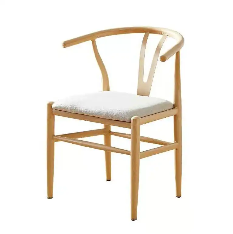 खाने की मेज सेट रेस्तरां फर्नीचर और ठोस लकड़ी नॉर्डिक शैली डिजाइन राख हंस Wegner विशबोन वाई कुर्सी