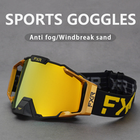 Lunettes de moto Anti-buée Snowboard Ski Lunettes Hommes Femmes Motocross Lunettes Cyclisme Racing Ski Lunettes
