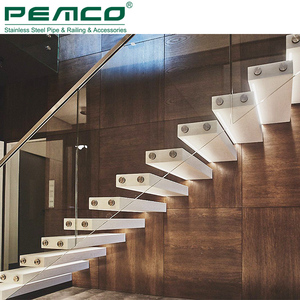 Foshan fábrica al por mayor <span class=keywords><strong>escalera</strong></span> 304 de acero inoxidable 316 de la <span class=keywords><strong>escalera</strong></span> de vidrio separador <span class=keywords><strong>barandilla</strong></span> de los precios de los - Product Image 5