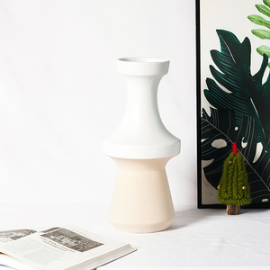 <span class=keywords><strong>Vaso</strong></span> di fiori in ceramica di <span class=keywords><strong>orchidea</strong></span> artificiale Real Touch a stelo singolo in porcellana di colore nudo - Product Image 2