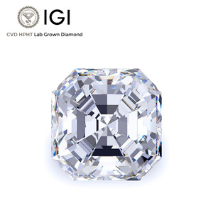 For <strong>GIA</strong> IGI <strong>Certified</strong> Lab Grown Fancy <strong>Diamond</strong> 0.01-5 Carat Square Asscher Cut DEF/GH VS1 Synthetic CVD HPHT <strong>Loose</strong> <strong>Diamond</strong> for - Product Image 1