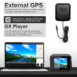 Caméra de voiture haut de gamme IMX415 UHD avec enregistreur vidéo, objectif avant et objectif arrière 2K en option, enregistrement 4K réel - Product Image 5