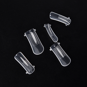 100 pièces/boîte Capsules d'ongles en ABS, modèle French Scale, pour extension, demi-couverture, pour salon de manucure - Product Image 2