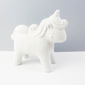 Éducatif bricolage peinture céramique <span class=keywords><strong>licorne</strong></span> caisse d'épargne <span class=keywords><strong>peindre</strong></span> votre propre pour enfants ensemble de peinture animale - Product Image 1