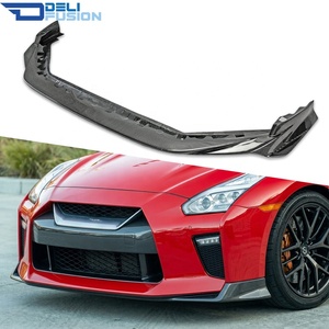 Para Nissan GTR R35 2017-2023, alerón delantero de fibra de carbono, estilo OEM, divisor de parachoques, kits de carrocería - Product Image 1