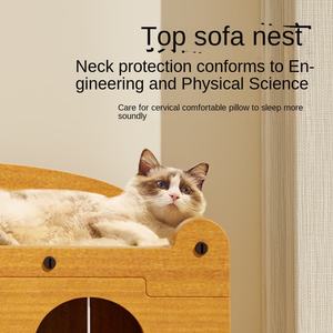 Planche à gratter universelle de luxe quatre saisons nid-corps résistant à l'usure miettes griffe maison Halloween Carton Style résistant aux rayures - Product Image 5