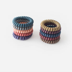 Vente en gros d'élastiques à <span class=keywords><strong>cheveux</strong></span> en <span class=keywords><strong>spirale</strong></span> en <span class=keywords><strong>plastique</strong></span>, élastiques à <span class=keywords><strong>cheveux</strong></span>, cordons téléphoniques, bobines à <span class=keywords><strong>cheveux</strong></span>, bracelets pour filles - Product Image 2