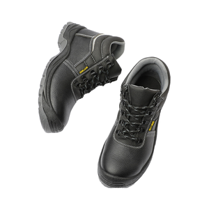 بيع بالجملة من الشركة المصنعة أحذية البناء الصناعي مع إصبع القدم الصلب جلد الحذاء معتمد OEM سلامة للعامل - Product Image 5