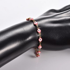 Bracelet en acier inoxydable de 4 mm avec œil turc rond, chaîne de main pour femme et fille, bracelet de cheville, bijoux en métal, cadeau d'été - Product Image 5